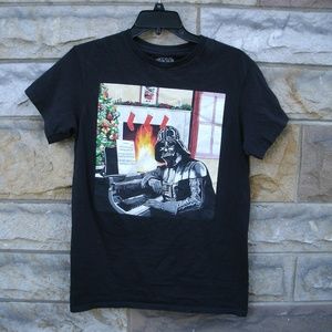 Darth Vader Holiday T-Shirt Star Wars Size S
